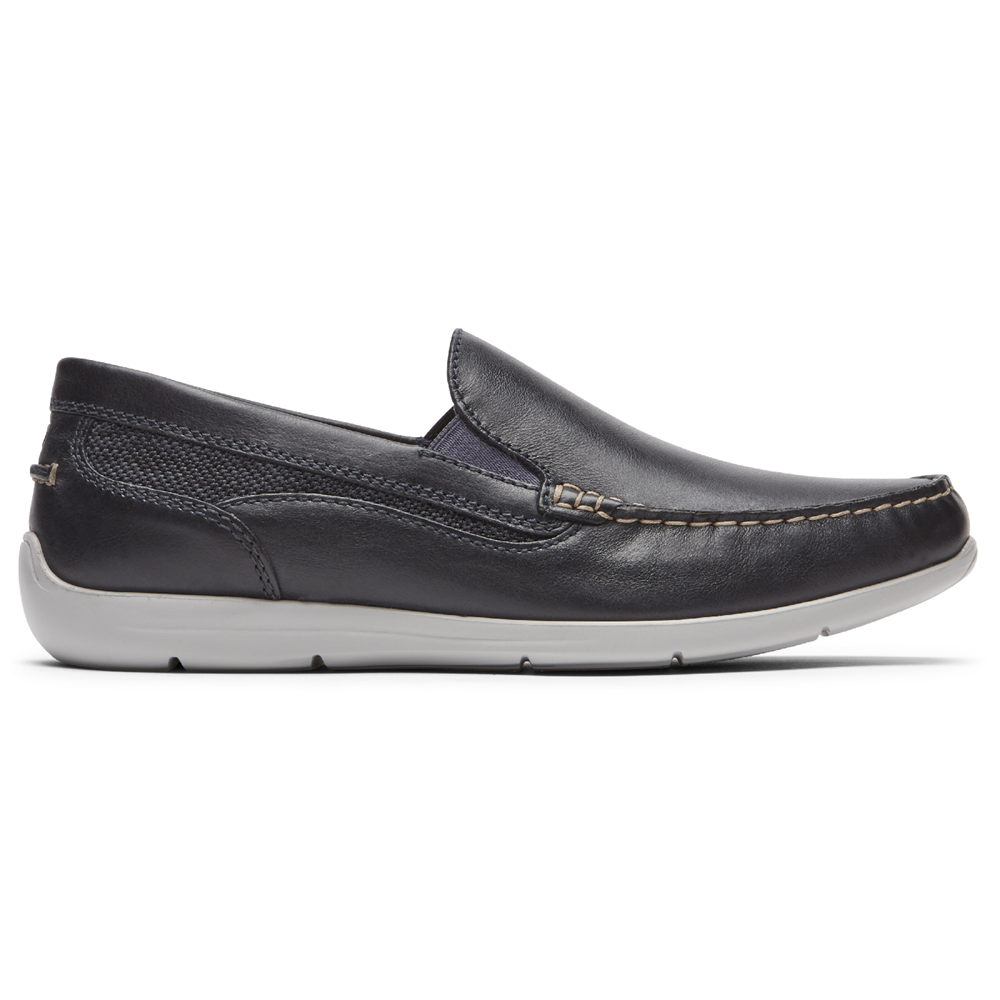 Rockport Mens Cullen Venetian - Slip-On Navy - RVJ572689